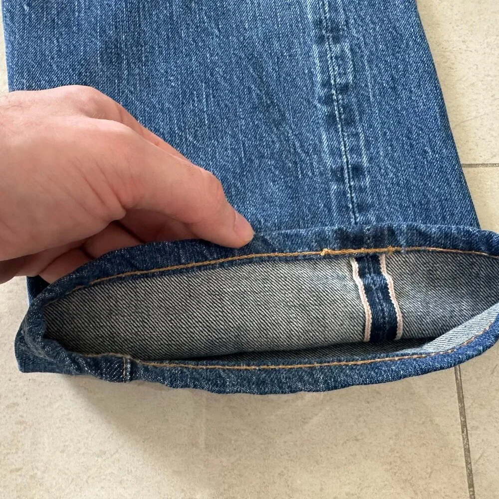 Levi's Vintage Clothing LVC 1947 501xx Selvedge Straight Leg Denim Jeans 33x31 - Picture 12 of 12